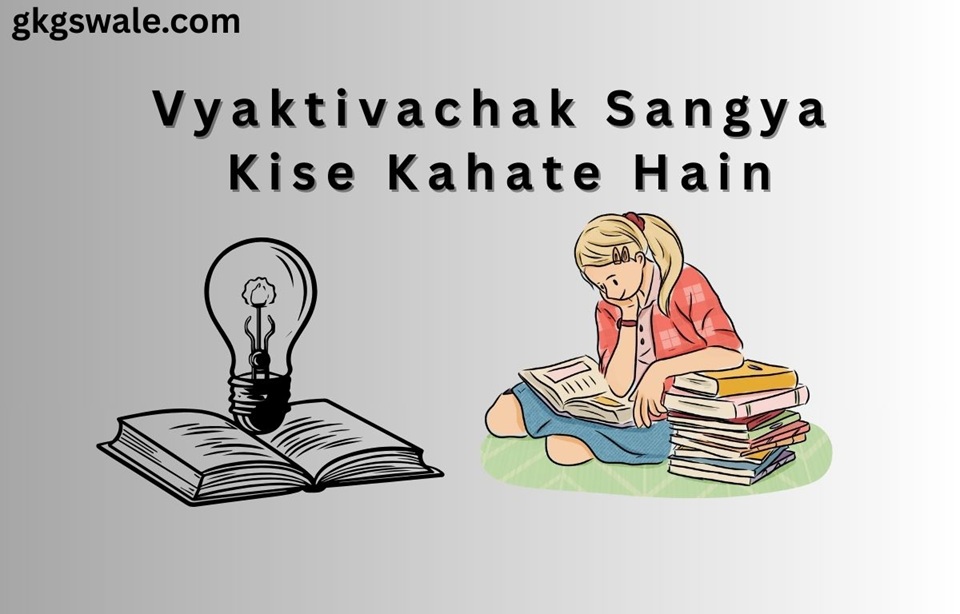 Vyaktivachak Sangya Kise Kahate Hain